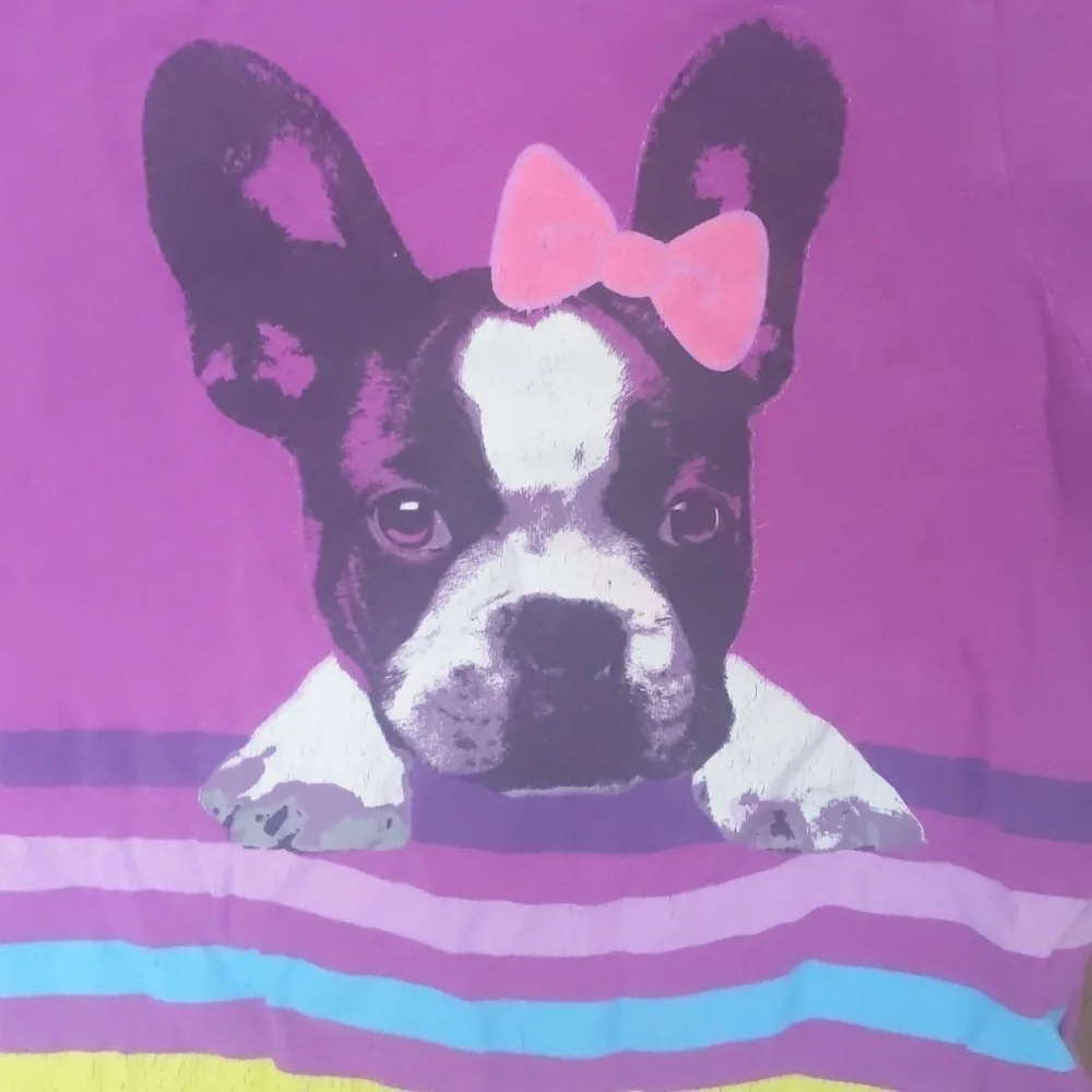 Children's Place girls dog tshirt size Large